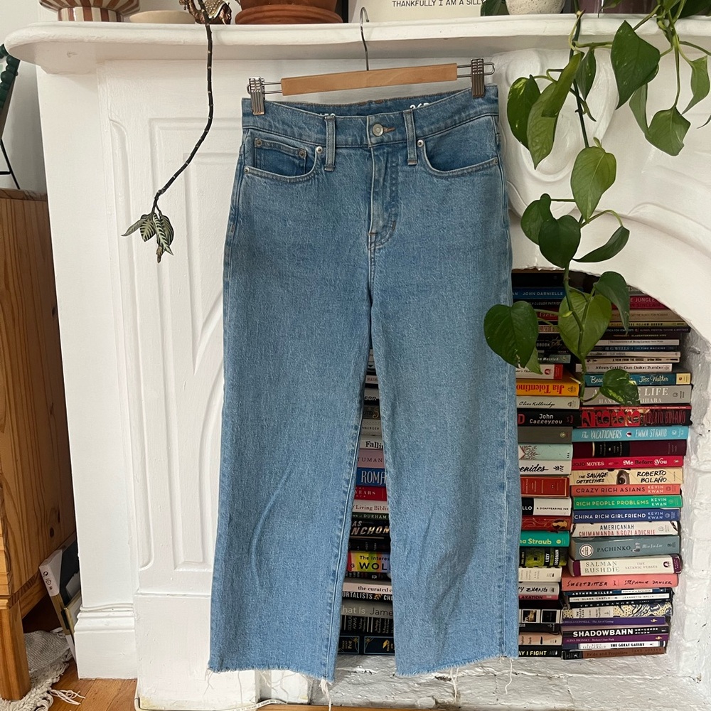 J. Crew Slim Wide Leg Jeans